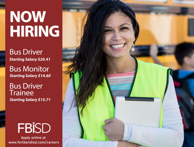 Now Hiring Bus Drivers!